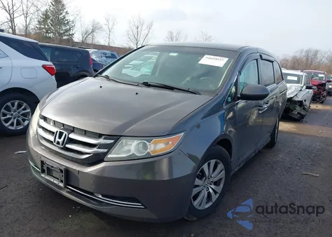 2016 Honda Odyssey Se from USA, damaged, VIN 5FNRL5H3XGB021735